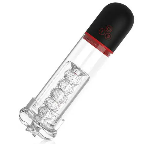 2-in-1振動吸引機能吸引ポンプマスターベーター