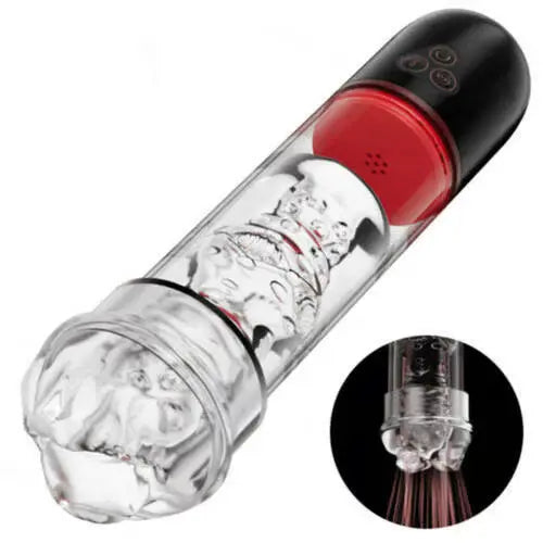 2-in-1振動吸引機能吸引ポンプマスターベーター