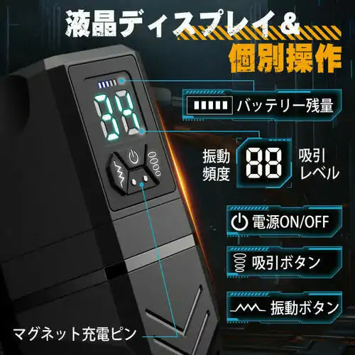 リアルなミルフ陰唇電気膣用マスターベーター、5つの吸引9振動モード