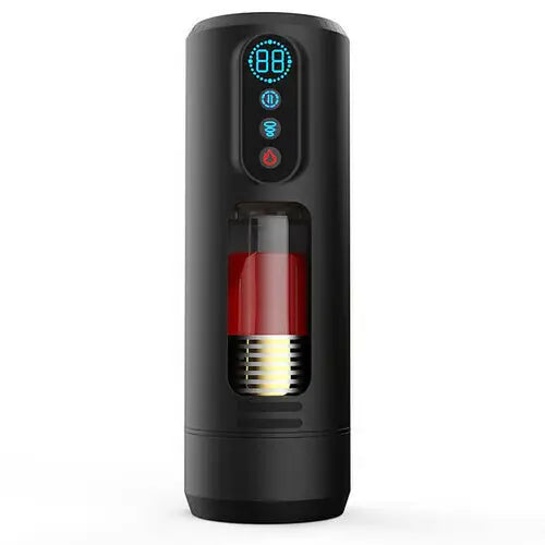 電動オナホール 9段階の推進、吸引、振動、そして伸縮運動を備えた加熱男性用ストローカー