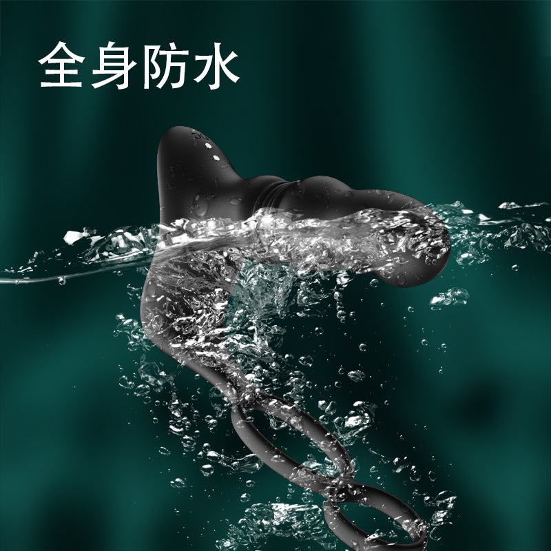 9つの突きと振動モードを備えたリモートウェアラブル前立腺マッサージャー アナルトイ