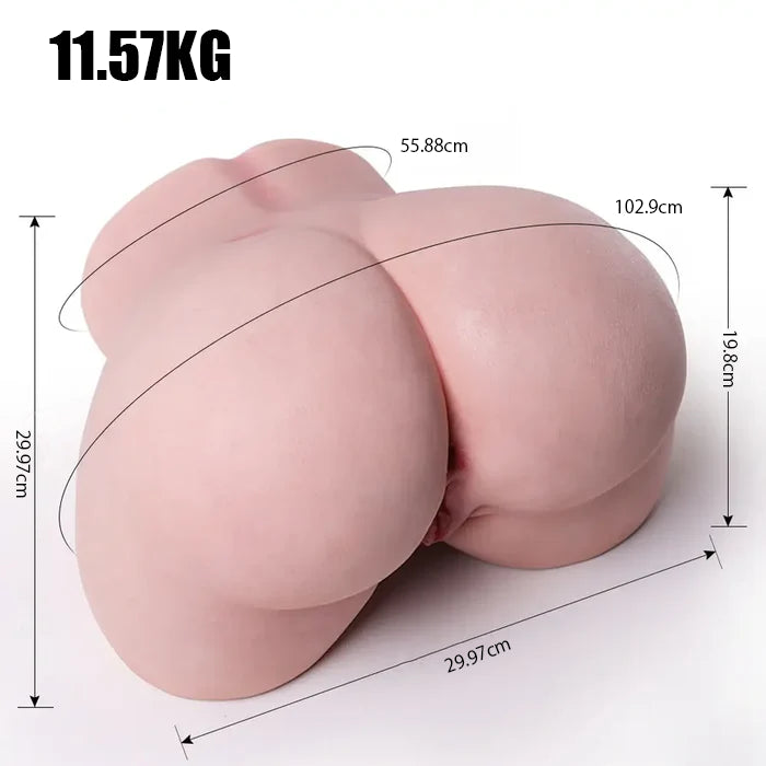 理にかなった黄金比!ルイーズ (Louise) - 13kg重装シリコン尻オナホ・Doggy Style特化型・超軟質液状シリコン・40.5インチの黄金バブルバット