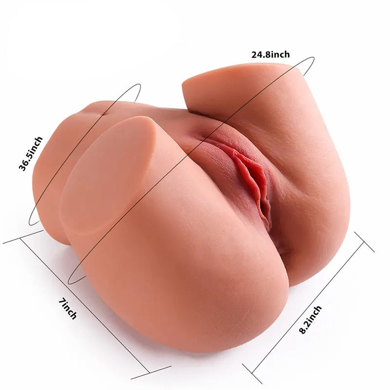 トレーシー-2.5kg リアルな小型タン色お尻 オナニー用男性用 オナホ大型