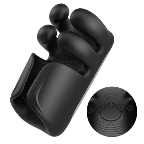 亀頭トレーナー10 パルス振動式 指用ペニスマッサージャー