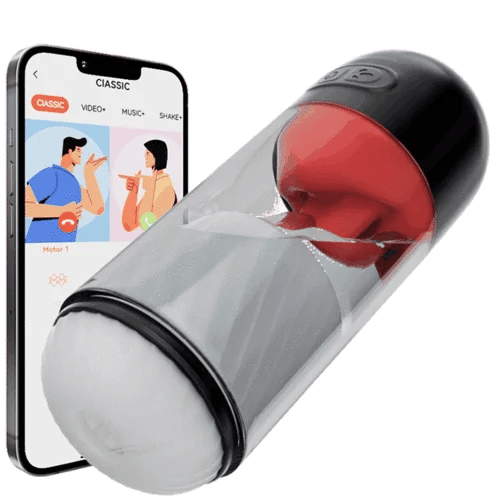 App遠隔コントロール×360°電動舌舐め - 9段階バイブ連動&>90分超長駆動の次世代スマート遠隔オナホ