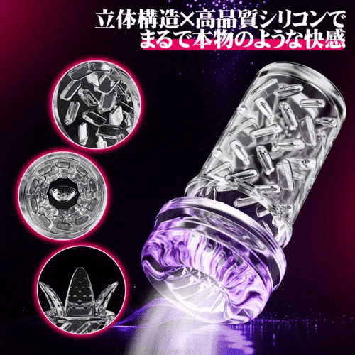 7速旋回×7速真空吸引×舌舐め - 100%完全防水・増大トレーニングもこなす多功能2in1最高峰電動オナホール