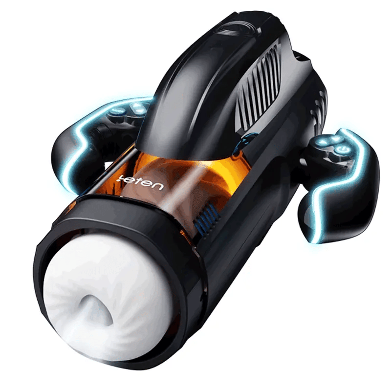 Leten バミューダストーム:吸引&突き動作モード10種類、速度5段階、加熱ストローカー