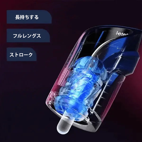 600発/分・手のひらミニピストン×豪華Wゲルスリーブ - 100種伸縮コンボ・3点集中刺激・大馬力小鋼砲仕様の最高峰コンパクトピストンオナホ