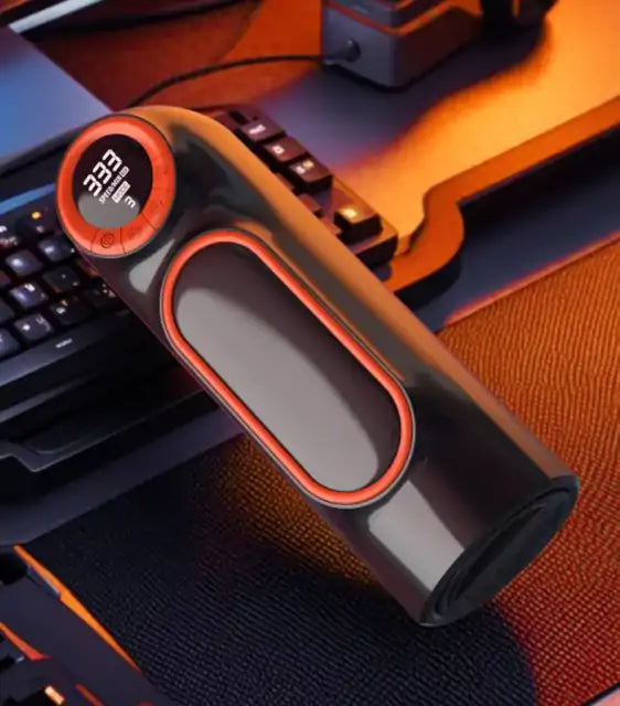 強力な吸引＆ピストン運動機能付き自動男性用オナニーグッズ