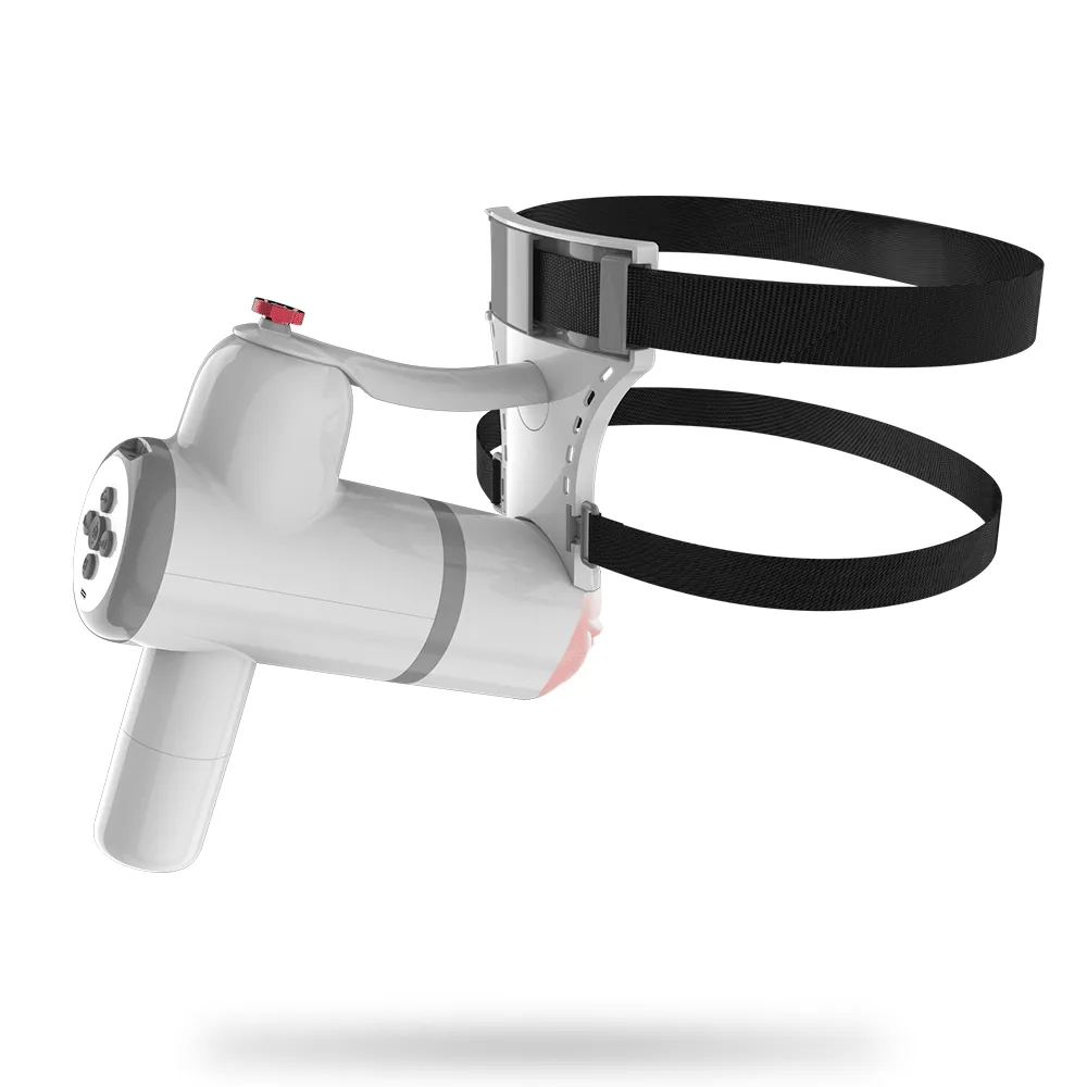 ウェアラブル型自動男性用オナホール、手を使わずに操作可能、リモコン付きローリングデバイス