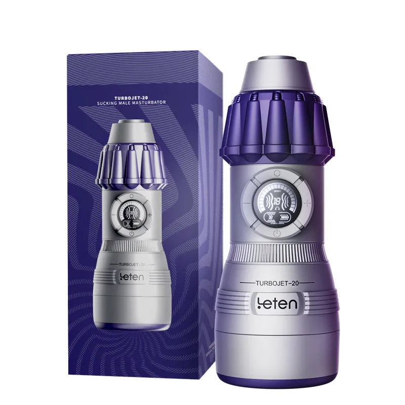 強力吸引オナホ、10種類の振動および吸引モード搭載のバイブレーター