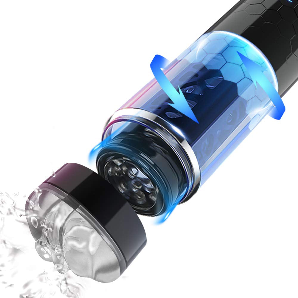 165°吸盤ハンズフリー×IPX6防水 - 10速ピストン回転＆中身が見える透明視窗搭載の最高峰電動オナホール