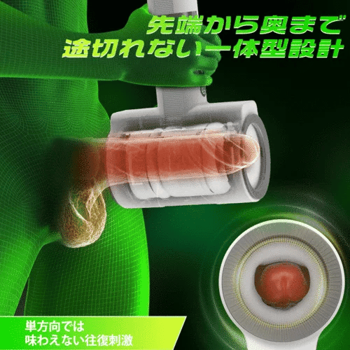 5速ピストン×5速回転×7速振動 - 高級家電風スタイリッシュデザイン＆オープンエンド設計の全自動貫通オナホ