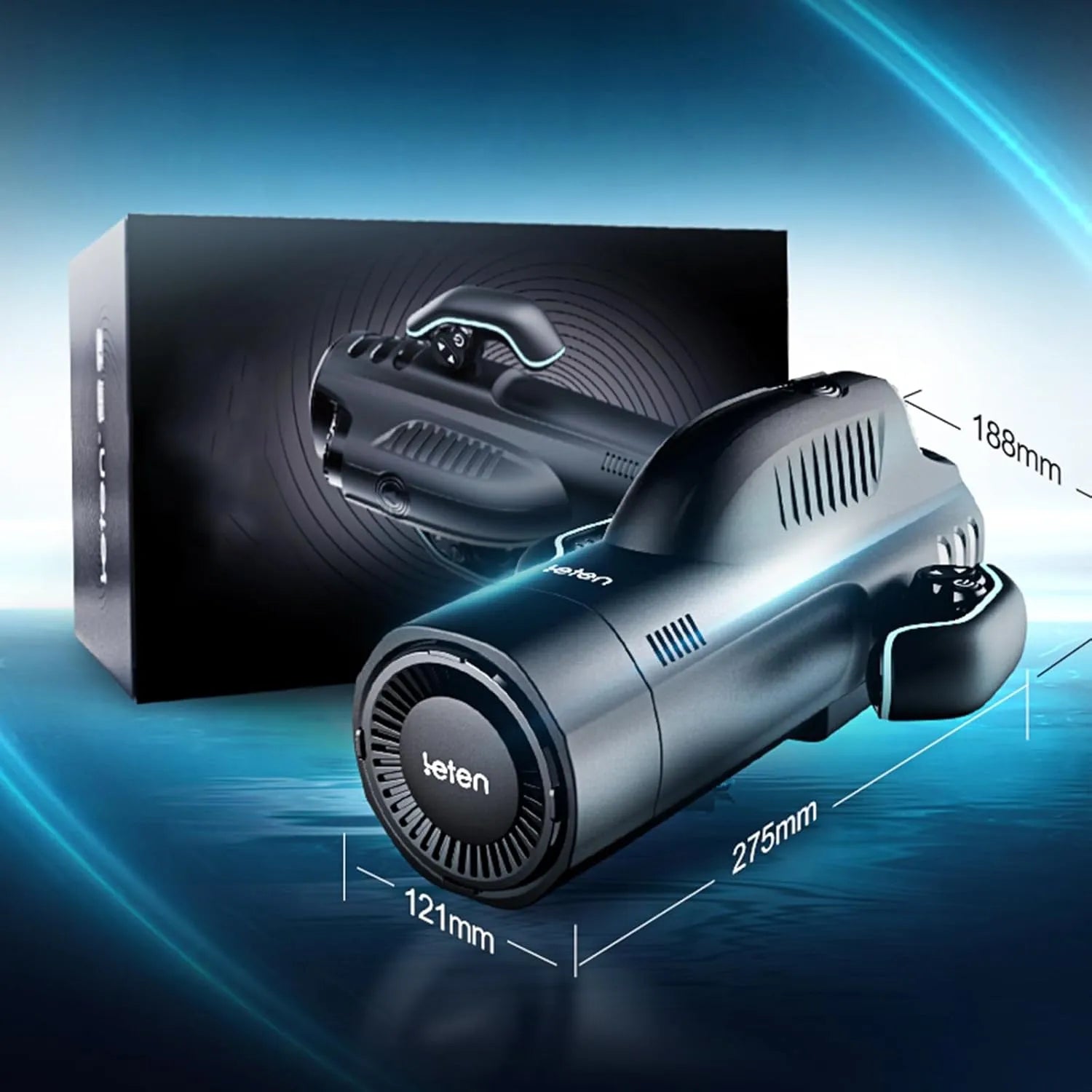 Leten バミューダストーム：吸引＆突き動作モード10種類、速度5段階、加熱ストローカー