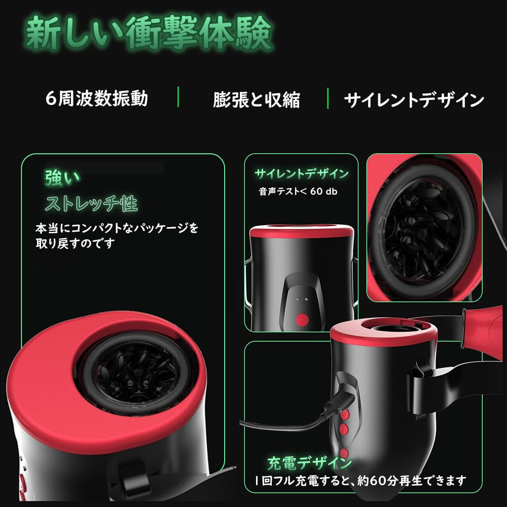 世界中から繋がる遠隔オナホ×完全ハンズフリー - ウェアラブルベルト・6伸縮振動・APP联动・超軽量コンパクトの最高峰遠隔オナホ