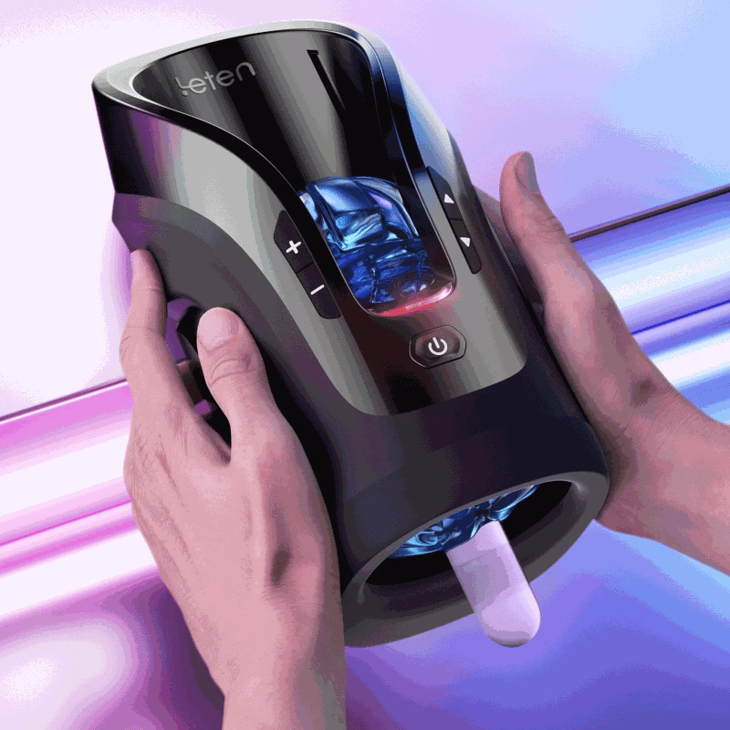 Leten Cannon King Mini:クイックショット突きペニスストローカートイ